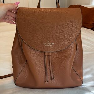 leila large flap backpack Kate Spade